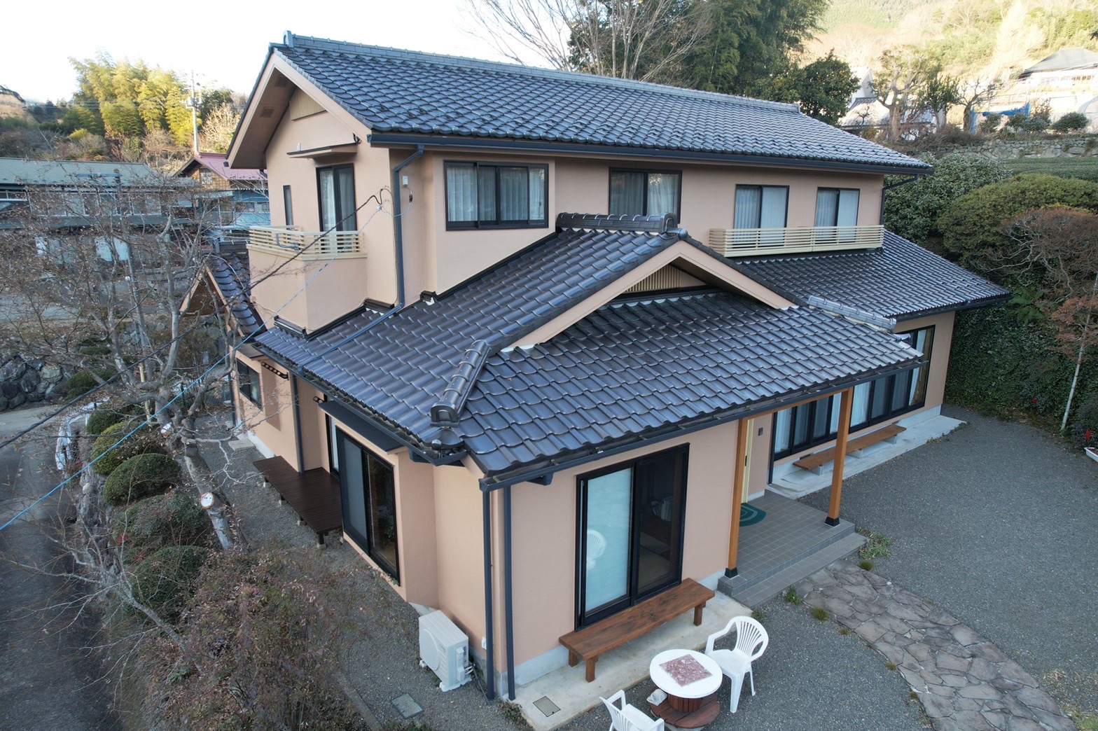 住友林業　外壁塗装　木部灰汁洗い　キシラデコール